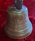 New ListingAntique 1878 Brass Cow Bell Saignelegier Chiantel Foundry Switzerland Swiss Tool