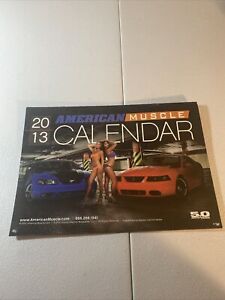2013 American Muscle Calendar Classic Car Calendar memorabilia