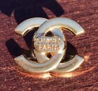 1 Chanel Gold Shank Button, 18mm Designer Button