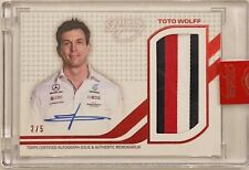 2021 Topps Dynasty Formula 1 Autographed Patch Card Red /5 Toto Wolff Mercedes
