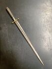 OLD LONG OTTOMAN DAGGER FROM THE 1870S, STRONG SPANISH INFLUENCE, ENGRAVED BLADE