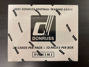 2021 DONRUSS FOOTBALL FAT PACK CELLO NEW FACTORY SEALED BOX - 360 CARDS PER BOX