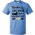 Inktastic Rockin' The Dog Mom And Meemaw Life T-Shirt Mothers Happy I Love Dogs