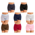 Women's Boyleg Panties Seamless Silky Underwear Stretch Boxer Shorts Hot Pants