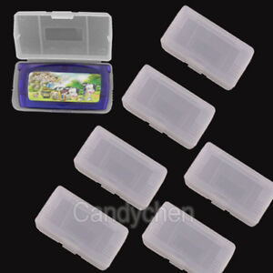 6 / 12 x Plastic Game Cartridge Cases For Nintendo Gameboy Advance Sp GBA & GBM