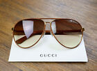 Gucci GG2887S Aviator Sunglasses in Brown and Brown Gradient Lens