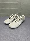 Women’s Adidas Canvas Shoes-White-Good Condition-Size 7