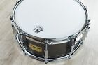 Pork Pie Percussion 3-Ply Maple Shell Snare Drum Pewter Metallic Lacquer 6.5x14