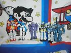 Lot of 6 Vintage BANDAI Gundam Suit Action Figures Robots