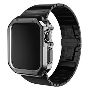 Stainless Steel Wrist iWatch Band Strap+Case For Apple Watch Series 7 6 5 4 3 SE