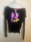 Sid Vicious Sex Pistols Hot Topic Top XL NWT Fishnet Sleeves