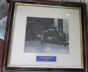 RARE MILITARY Vintage Helicopter NAVY HS-3 SEA KING PHOTO - BOLTZ ORIGINAL PHOTO