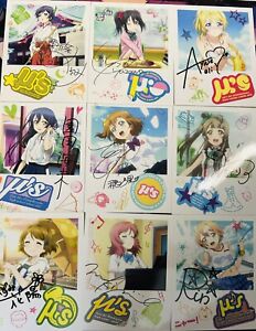 Love Live 2013 Autographed Photo Set (All Members) Posters And Stationery Goods