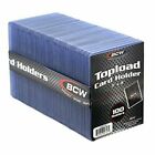 1 Pack of 100 BCW 3x4 Toploaders 35pt Point Standard Cards Top Loaders