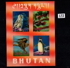 /// BHUTAN - MNH - 3D - BIRDS - PENGUINS - OWL