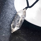 Natural Clear Quartz Crystal Point Wand Pendant Healing Gemstone Necklace Charms