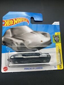 2024 Hot Wheels ~ E Case ~ Experimotors ~ Porsche 911 Carrera Keychain ~ Silver