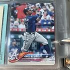 2018 Topps - Late Rookie Variation Bat Down #698 Ronald Acuña Jr. (RC)