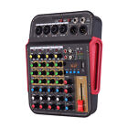 Professional 4 Channel USB Mini Studio Audio Mixer Board BT Sound Mixing Console
