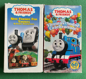 Thomas & Friends Sodor Celebration + New Friends for Thomas VHS + FREE DVD