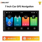 New 7 Inch Android 11 1+16GB Ram 2Din In-Dash Car Stereo Radio Navi GPS No DVD