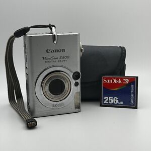 Canon PowerShot s550  - not tested - With Memory Card But No Battery Or Charger