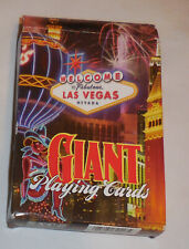 1 Deck Las Vegas Giant Playing Cards Welcome To Fabulous Nevada with box