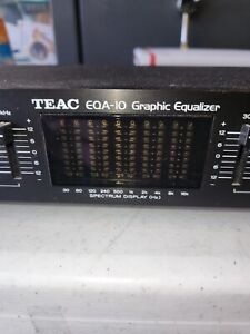 Teac EQA-10 Graphic Equalizer Spectrum Analyzer 10-band
