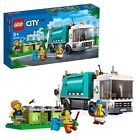 LEGO 60386 City Recycling Truck, Bin Lorry Toy Vehicle Set with 3 Sorting Bins,