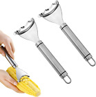 New Listing2Pcs Stainless Steel Corn Peeler, Magic Kitchen Gadget for Removing Corn Kernels