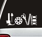 Love To Sew Decal Sticker | Sewing Machine Decal for Car Cup Laptop