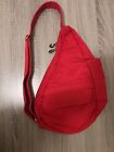 Ameribag Healthy Back Crossbody Sling Bag Medium Red Nylon Backpack LL Bean