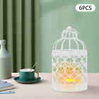 6pcs Rounded Cage Candle Holder Light Lantern Candlestick Lamp Home Decor Gift