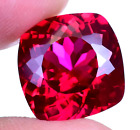 12.60Ct Natural Myanmar Red Spinel Certified Cushion Cut Flawless Loose Gemstone