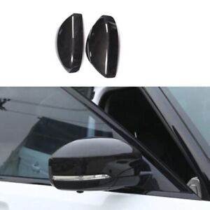 Rear View Mirror Cap Cover 2010-2016 2PC Carbon Fiber For Land Rover Discovery 4