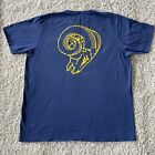 Los Angeles LA Rams T-Shirt Men's XL '47 Brand NFL Short Sleeve Blue Retro Logo