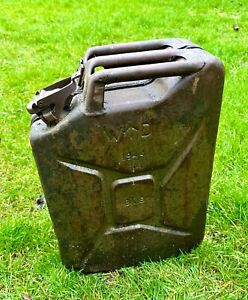 WW2 BRITISH  ARMY JERRY CAN NORMANDY ,FRANCE  1944 WD MARKED ORIGINAL