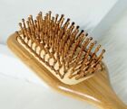 Wooden Bamboo Paddle Hair Brush-Massaging Scalp-Detangle- Improves Hair Growth