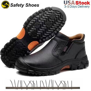 Mens Waterproof Work Boots Composite toe Safety Shoes Indestructible Non Slip