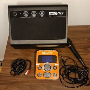 Singtrix Portable Karaoke Machine System Effects Missing Power Cord