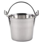 Stainless Steel Pail, 1-Quart, Silver