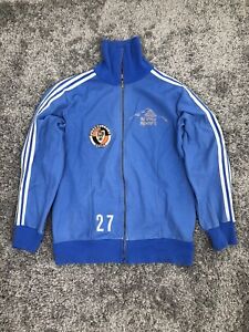Adidas 70s Yugoslavia Archive Zip Track Sport Jacket FC Grabs Three Strippes Blu