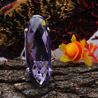 Purple African Amethyst Gemstone 925 Sterling Silver Handmade Ring All Size