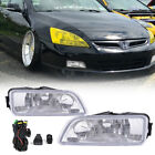 Fit For Honda Accord 2003-2007 4DR Front Bumper Driving Fog Light Lamp w/Wiring