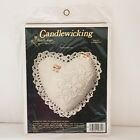 Vintage Candlewicking by NeedleMagic Primrose Heart Pillow Kit 312