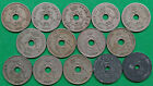 Lot of 14 Different Old Belgium 10 Centime Coins 1902-1944 Vintage World Foreign