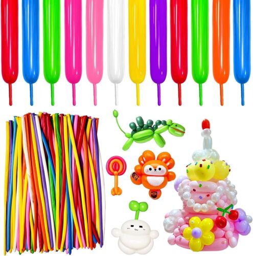 200/400PCS Long Twisting Balloons 260Q Colorful Latex Magic Balloons Decoartion