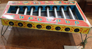 Zimmerman Vintage Musical Toy Like Xylophone with Nursery Rhyme Pictures & cover