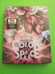 NEW - Color Out of Space - Steelbook (4K UHD + Blu-ray, 2019) Nicolas Cage