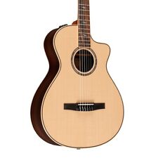 Taylor 812ce-N Grand Concert Nylon-String Acoustic-Electric Guitar Natural